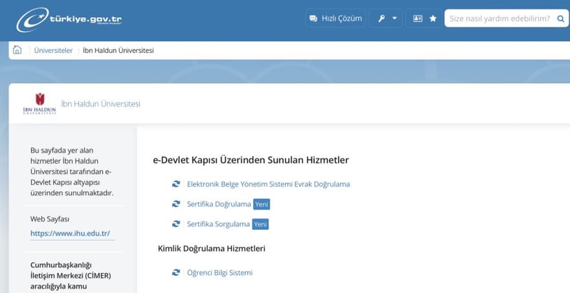 E-Government Platform: New Service Announcement